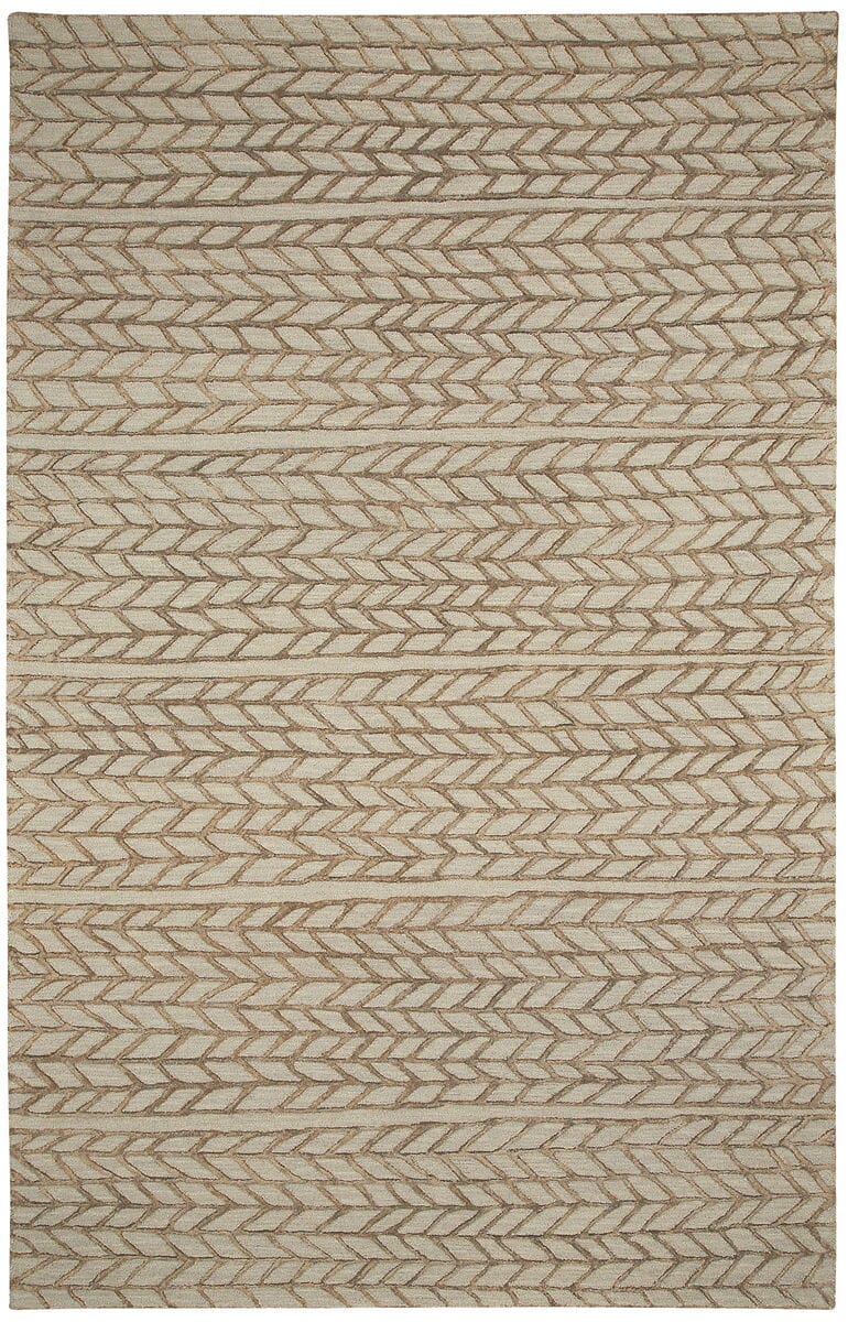 Capel Genevieve Gorder Spear 3305 Beige Chestnut Geometric Area Rug