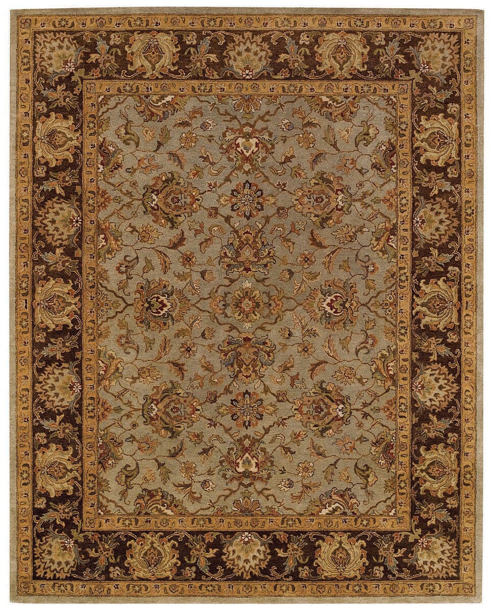 Capel Monticello-Meshed 3133 Honeydew/Chocolate Area Rug