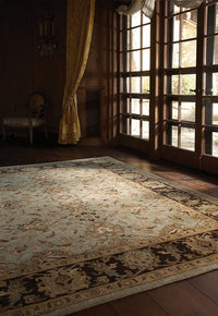 Capel Monticello-Meshed 3133 Honeydew/Chocolate Area Rug
