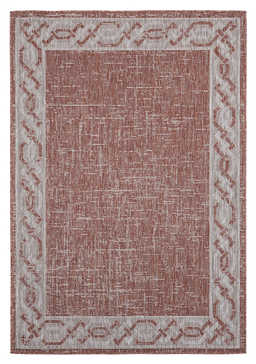 United Weavers Augusta Whitehaven Terracotta (3900-10029) Bordered Area Rug