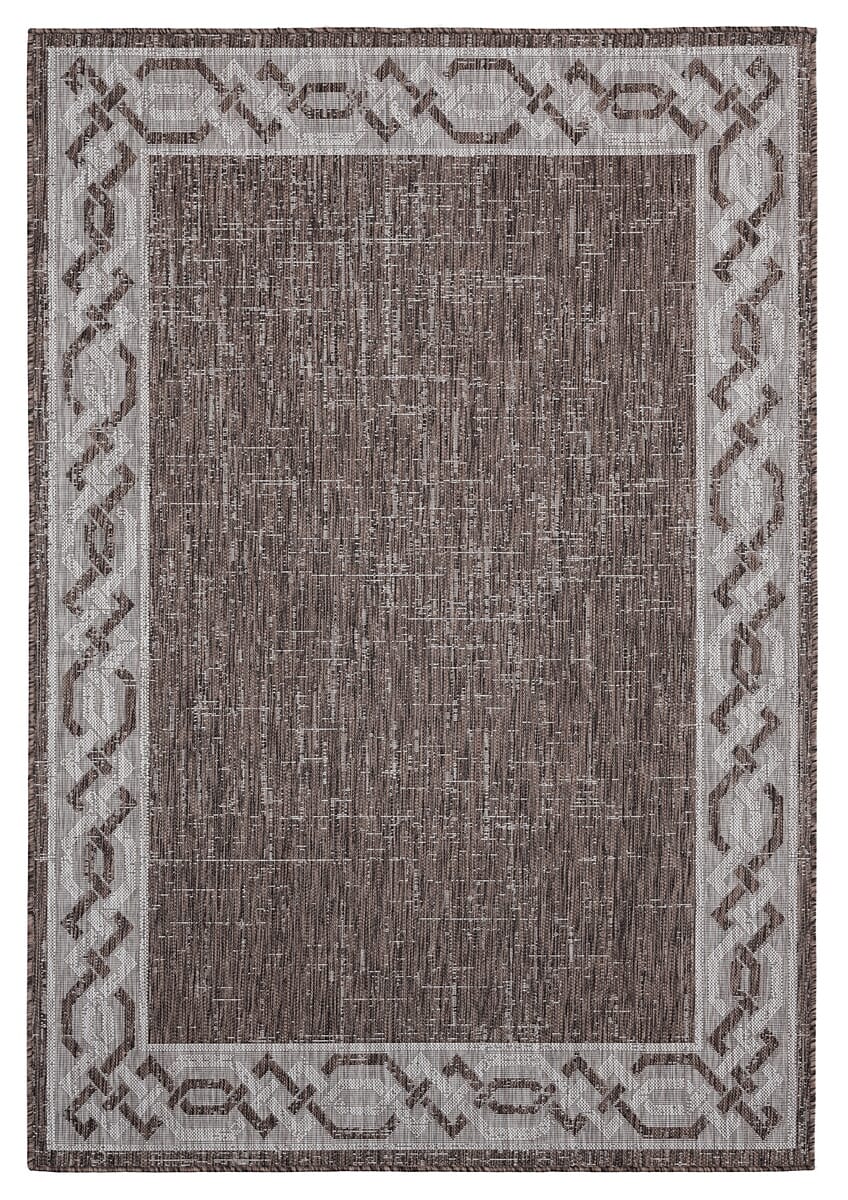 United Weavers Augusta Whitehaven Brown (3900-10050) Bordered Area Rug