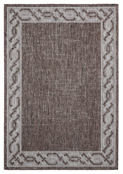 United Weavers Augusta Whitehaven Brown (3900-10050) Bordered Area Rug