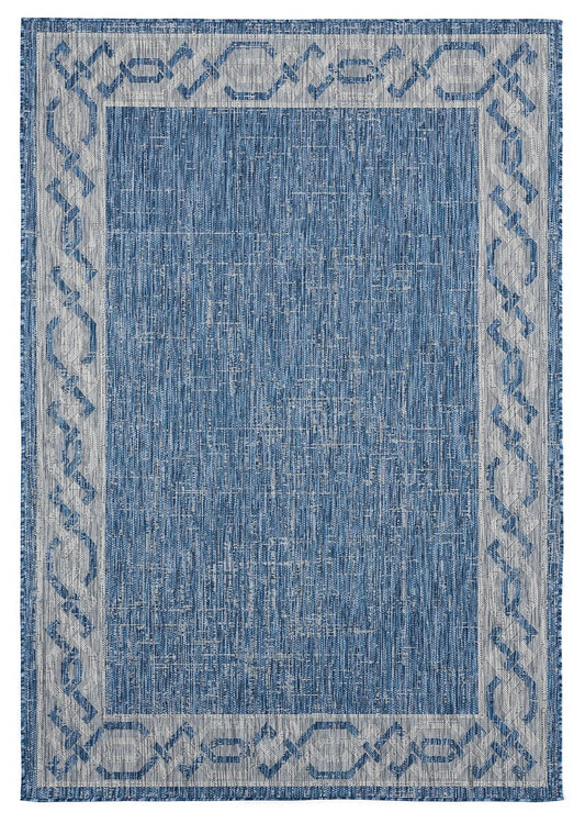 United Weavers Augusta Whitehaven Blue (3900-10060) Bordered Area Rug