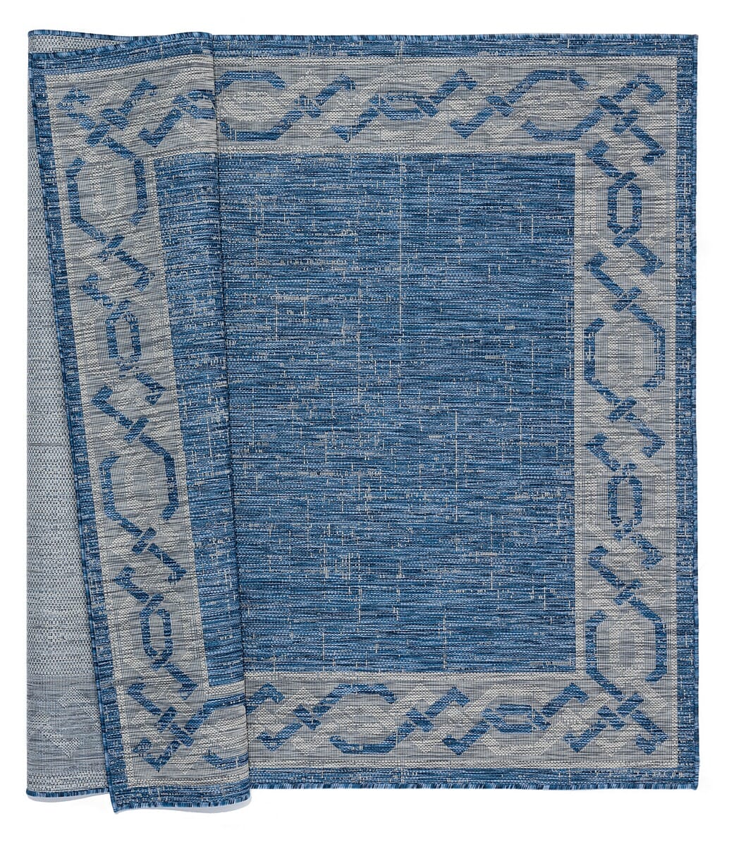 United Weavers Augusta Whitehaven Blue (3900-10060) Bordered Area Rug