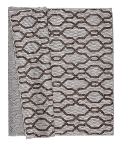 United Weavers Augusta Belle Mare Brown (3900-10450) Geometric Area Rug