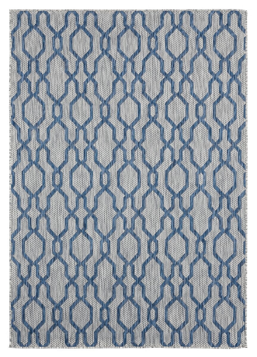 United Weavers Augusta Belle Mare Blue (3900-10460) Geometric Area Rug