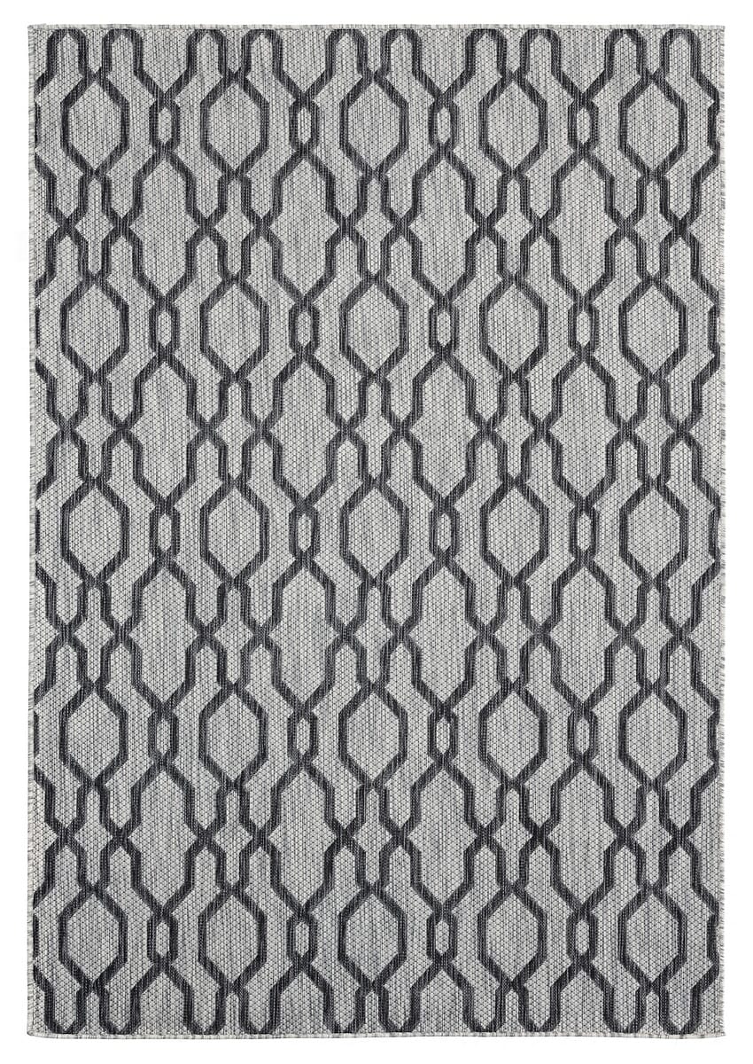 United Weavers Augusta Belle Mare Black (3900-10470) Geometric Area Rug