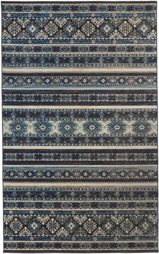 Feizy Nolan 39Atf Blue/Gray Area Rug