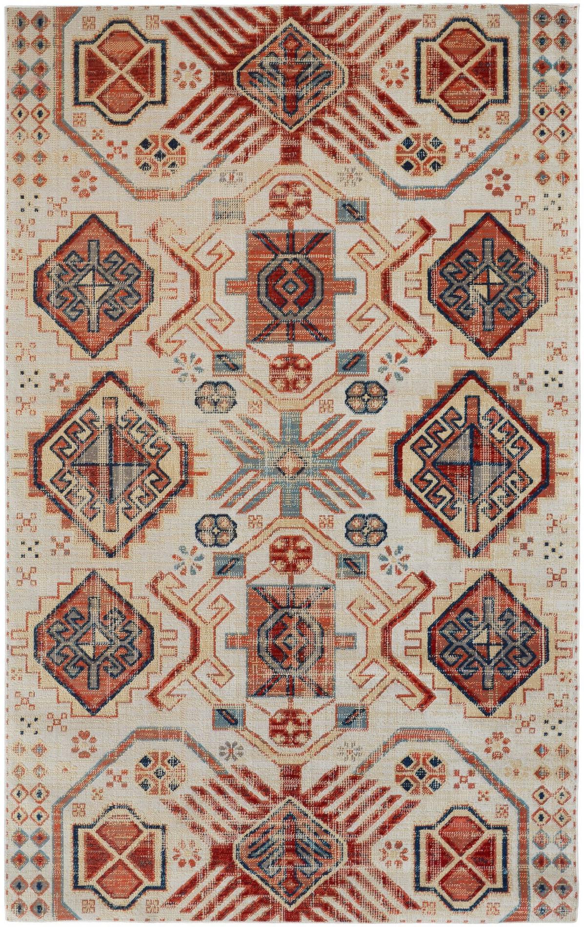 Feizy Nolan 39C9F Red/Ivory Area Rug
