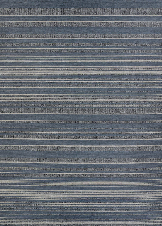 Couristan Dolce Cabana Stripe 4037/1035 Alloy Area Rug