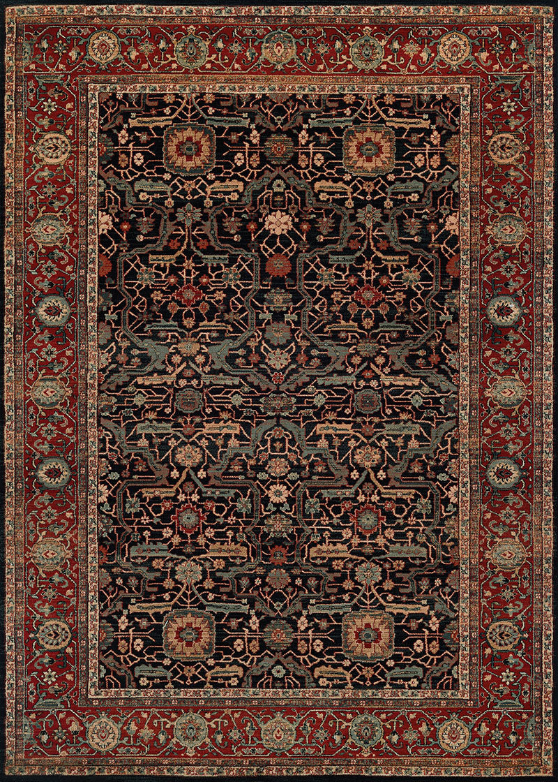 Couristan Old World Classic Joshagan 4348/0500 Navy/Rust Area Rug