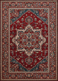 Couristan Old World Classic Antique Mash 4553/5430 Antique Red Area Rug