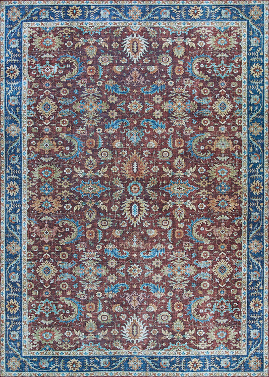 Couristan Pasha Kerman 4693/0931 Cabernet Area Rug