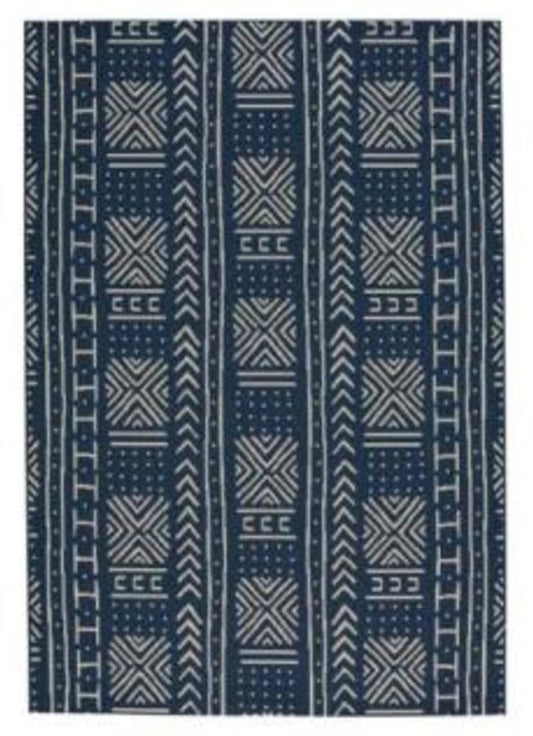 Capel Elsinore-Mali Cloth 4722 Midnight Blue Area Rug