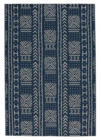 Capel Elsinore-Mali Cloth 4722 Midnight Blue Area Rug