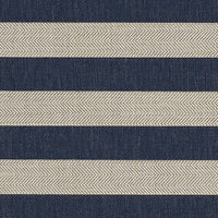 Capel Elsinore-Stripe 4730-475 Midnight Blue Striped Area Rug