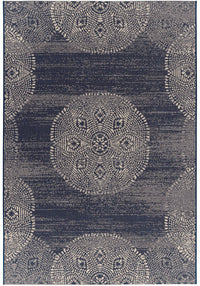 Capel Elsinore-Mandala 4732 Blue Area Rug