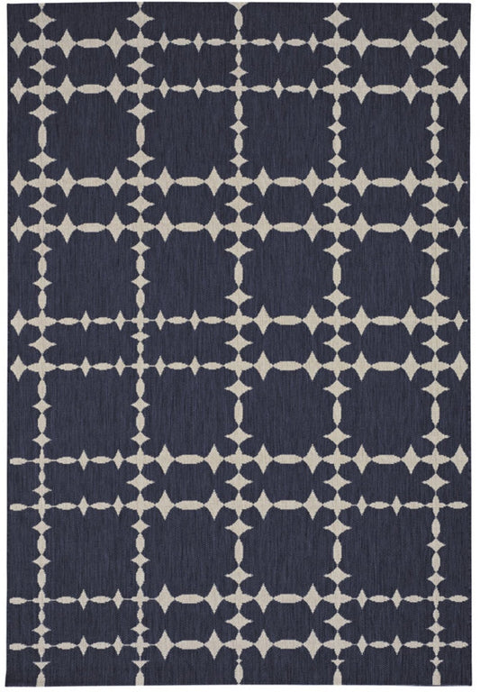 Capel Elsinore-Tower Court 4738 Midnight Blue Area Rug