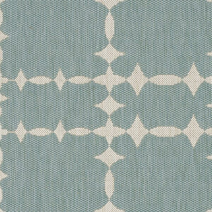 Capel Cococozy Elsinore-Tower Court 4738-420 Blue Geometric Area Rug