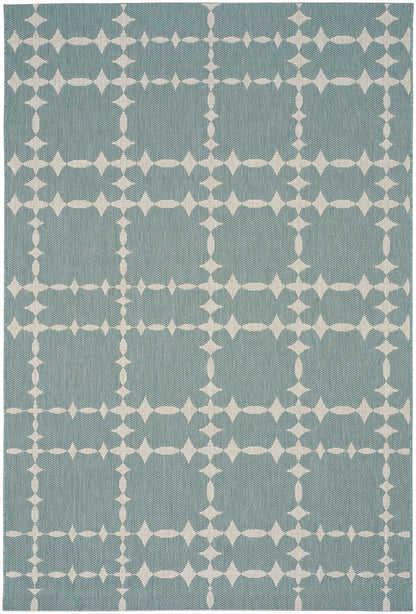 Capel Cococozy Elsinore-Tower Court 4738-420 Blue Geometric Area Rug