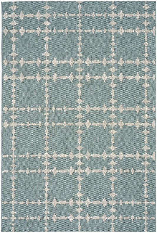 Capel Cococozy Elsinore-Tower Court 4738-420 Blue Geometric Area Rug