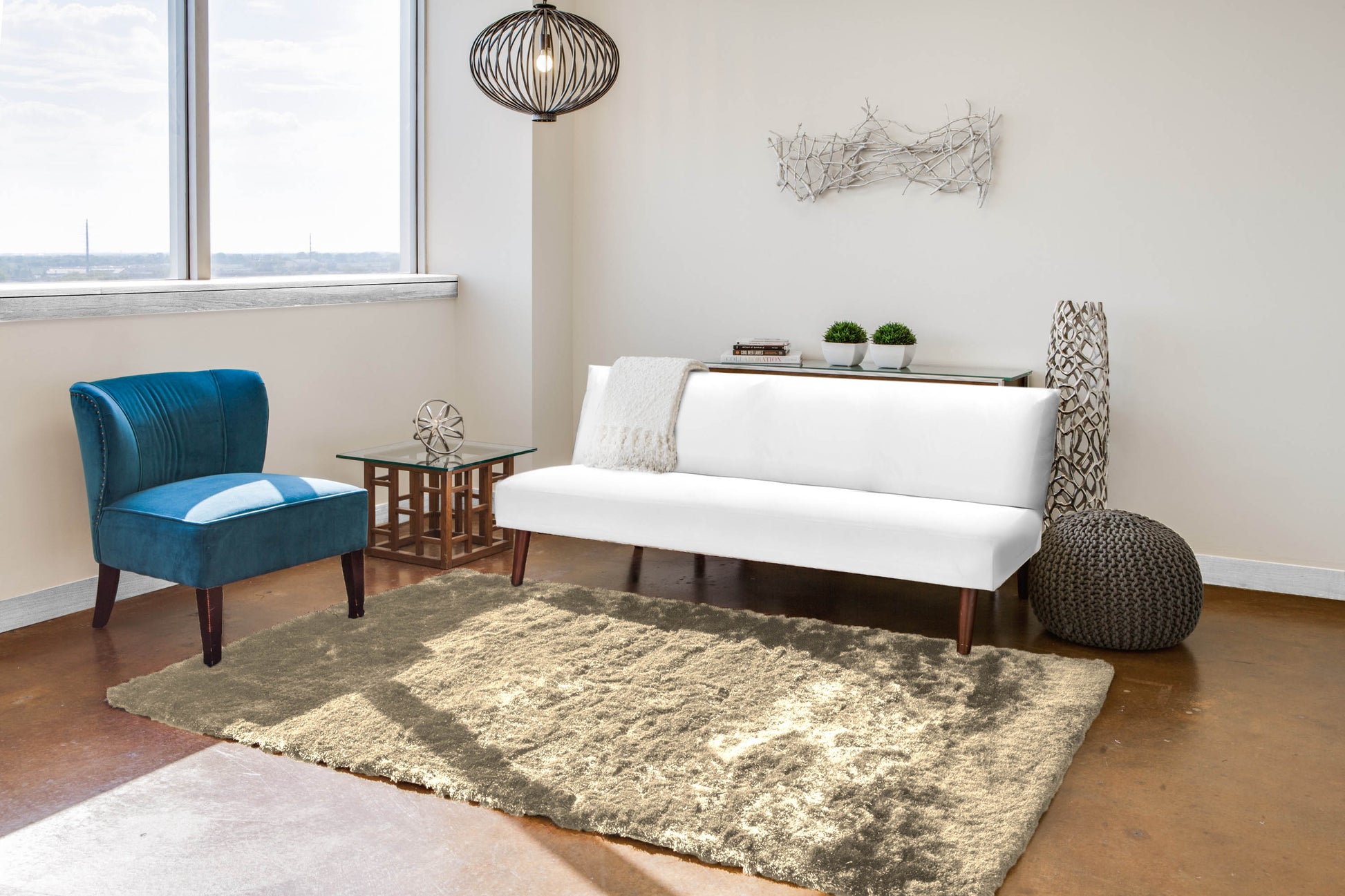 Feizy Indochine 4550F Cream/Beige Area Rug