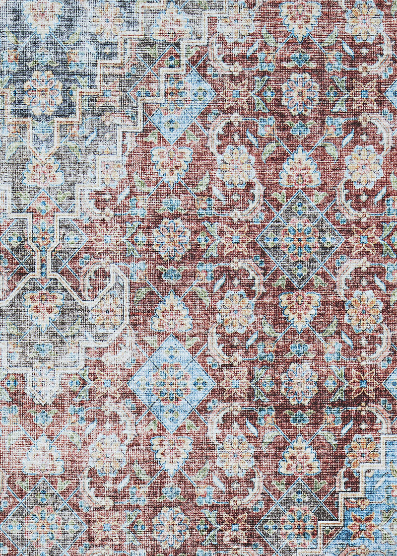 Couristan Pasha Nahavand 5084/6509 Cabernet Area Rug