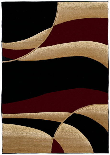 United Weavers Contours Avalon Burgundy (510-22834) Geometric Area Rug