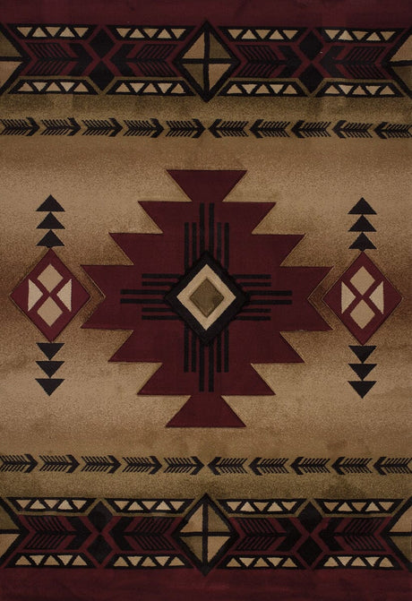 United Weavers Contours Flagstaff Burgundy (510-27034) Rugs.