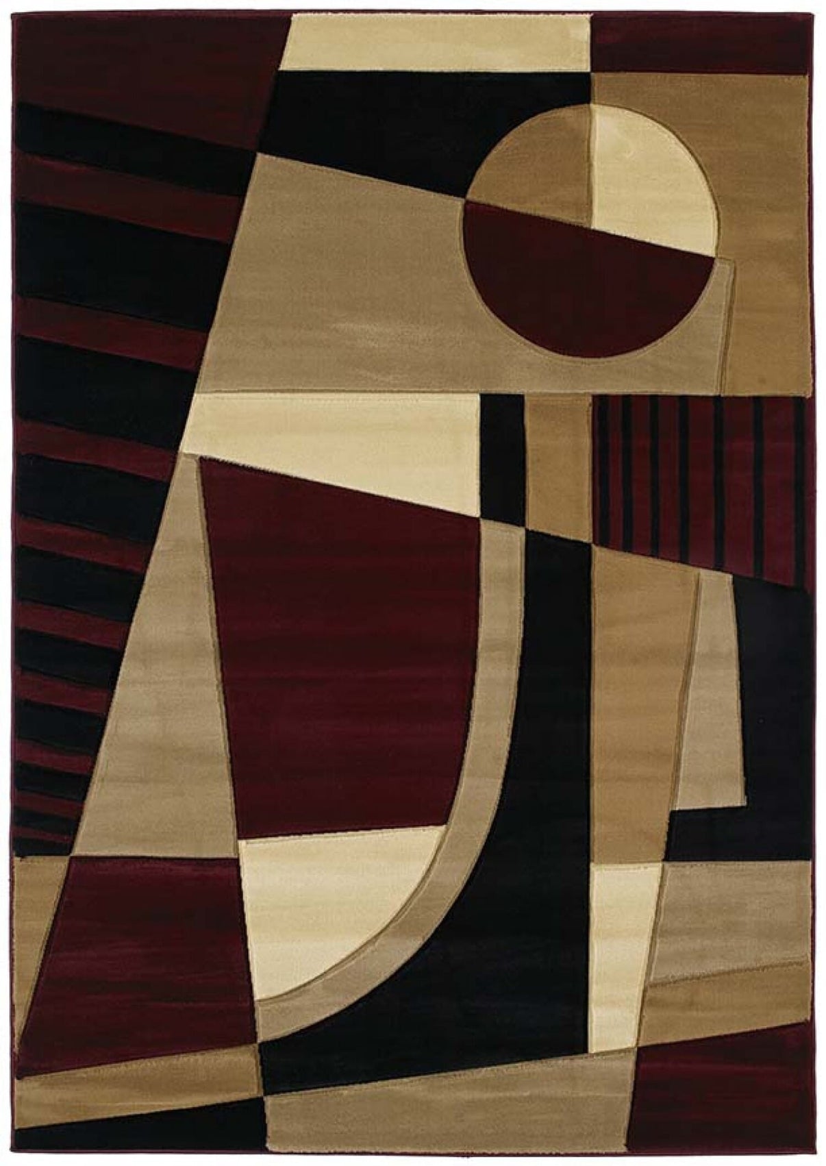 United Weavers Contours Urban Angles Burgundy (51020734) Rugs