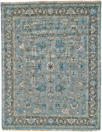 Feizy Ustad 6109F Blue/Gray Area Rug