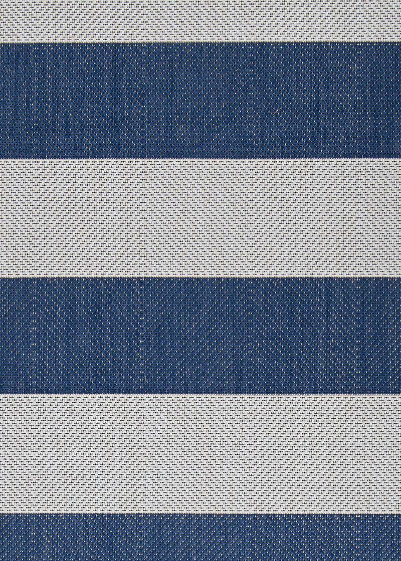 Couristan Afuera Yacht Club 5229/8503 Midnight Blue /Ivory Area Rug