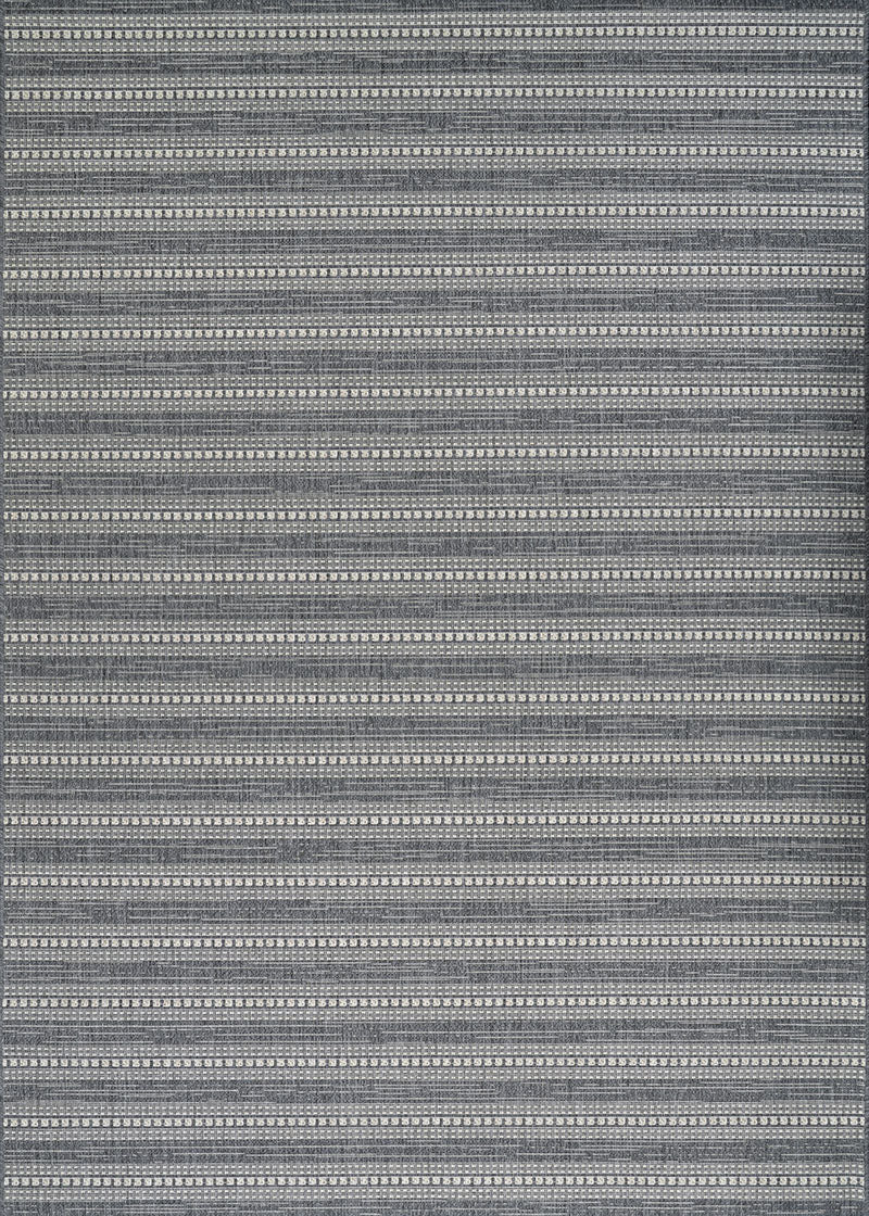 Couristan Afuera Beachcomber 5262/3308 Anthracite/Sand Area Rug