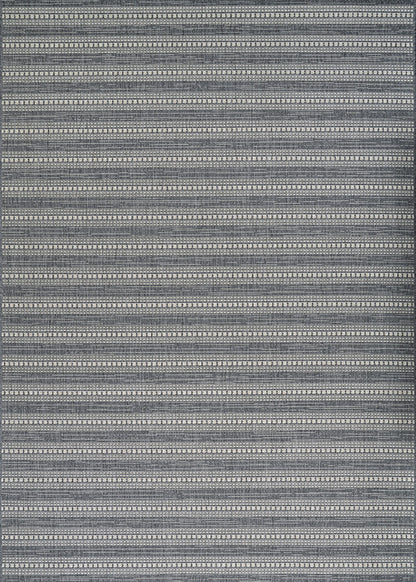 Couristan Afuera Beachcomber 5262/3308 Anthracite/Sand Area Rug