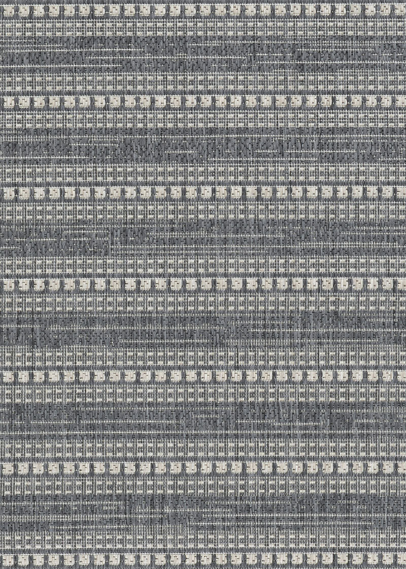 Couristan Afuera Beachcomber 5262/3308 Anthracite/Sand Area Rug