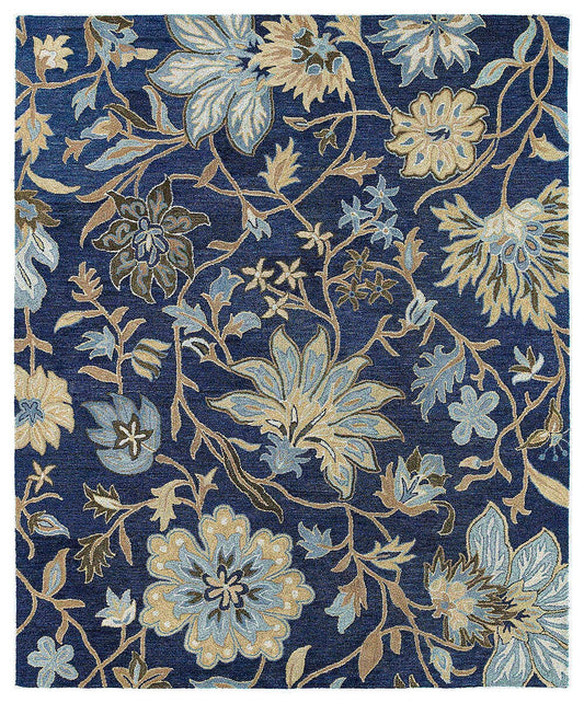 Kaleen Brooklyn Brody 5304 Blue (17) Floral / Country Area Rug