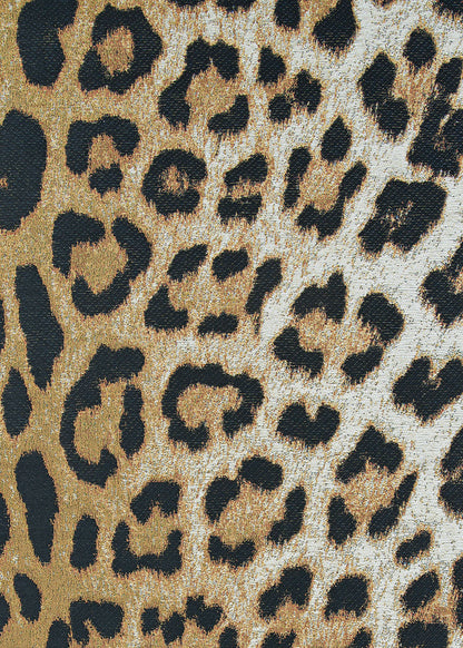 Couristan Dolce Amur Leopard 5750/0003 New Gold Area Rug