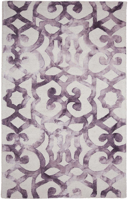 Feizy Lorrain 8564F Purple/Ivory Area Rug