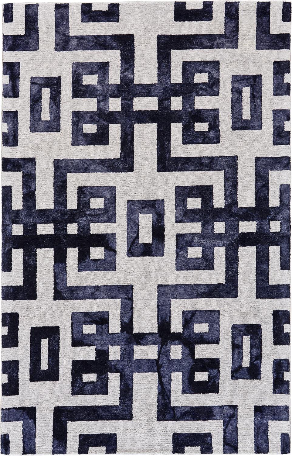 Feizy Lorrain 8568F Black/Ivory Area Rug