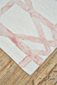 Feizy Lorrain 8571F Pink/Ivory Area Rug