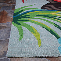 Couristan Covington Flamingos 6177/0220 Multi Tropical Area Rug