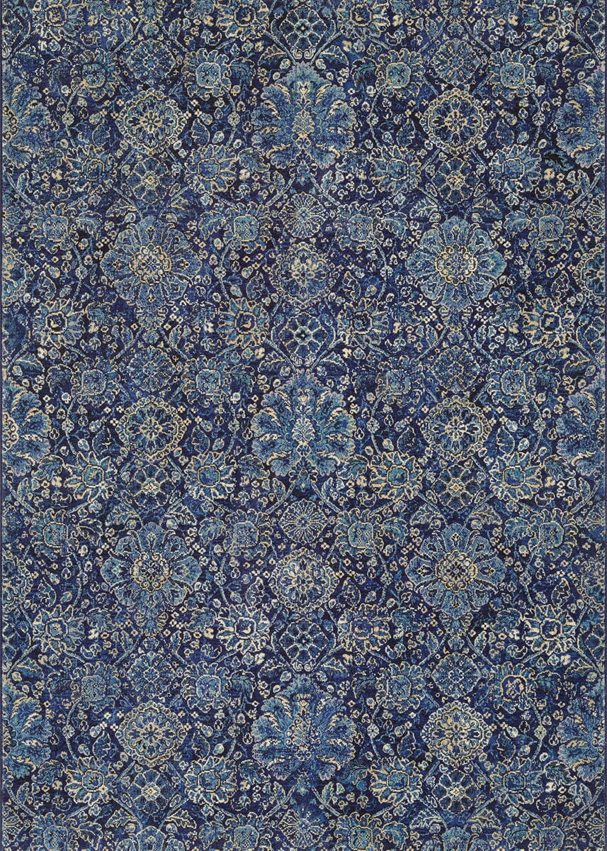 Couristan Easton Winslet 6335/3151 Navy / Sapphire Area Rug