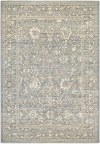 Couristan Everest Persian Arabq 6340/6323 Charcoal / Ivory Area Rug