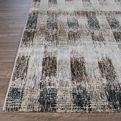 Couristan Easton Skyscraper 6347/4343 Bone / Naturals Striped Area Rug