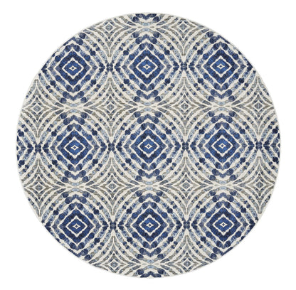 Feizy Milton 3469F Blue/Ivory Area Rug