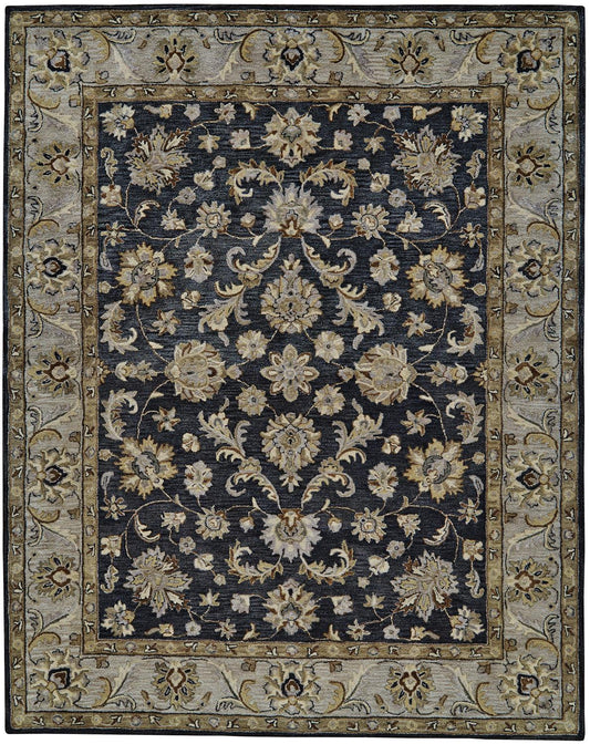 Feizy Eaton 8397F Blue/Gray Area Rug