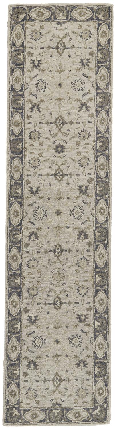 Feizy Eaton 8399F Gray/Beige Area Rug