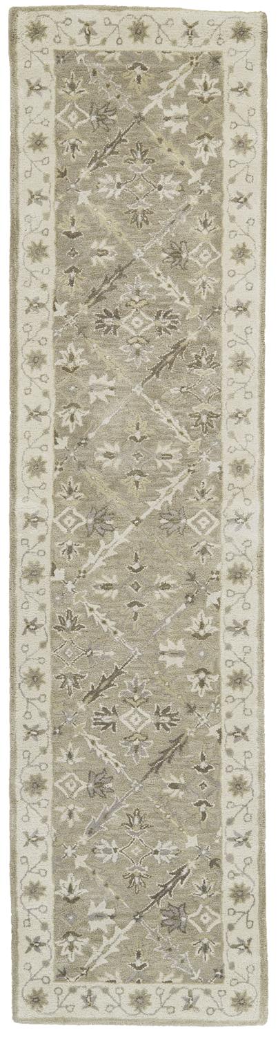 Feizy Eaton 8424F Green/Beige Area Rug