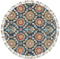 Feizy Abelia 8673F Blue/Gold Area Rug