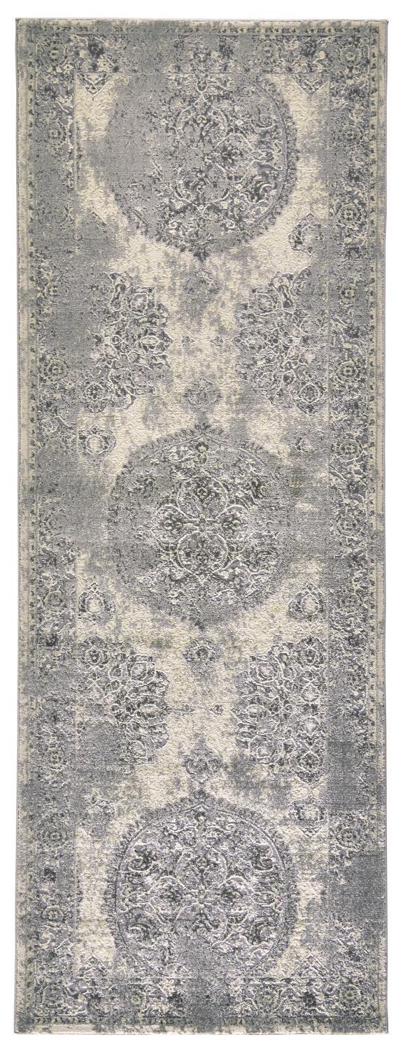 Feizy Akhari 3684F Gray/Beige Area Rug